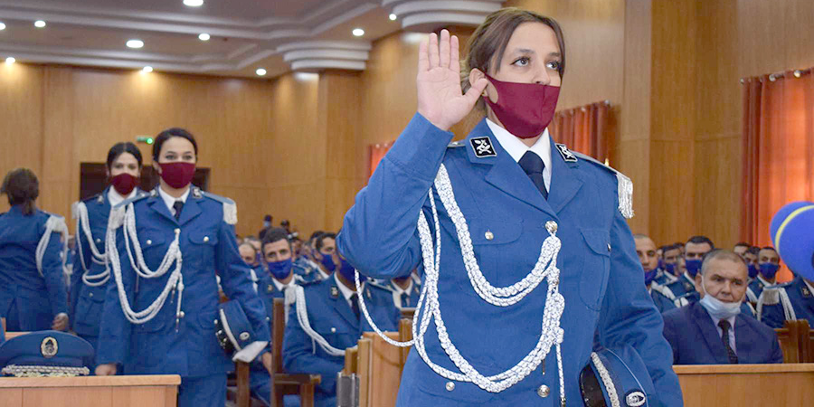 449 ملازم أول للشرطة يؤدون اليمين القانونية بسطيف