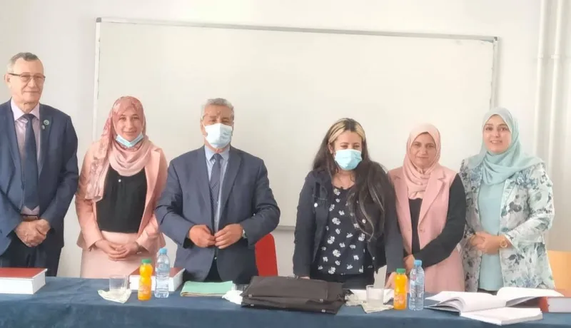 بلحيمر يشرف على مناقشة أطروحة دكتوراه بجامعة الجزائر 1