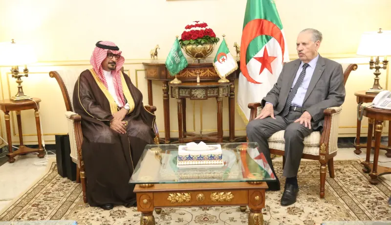قوجيل يبحث مع السفير السعودي واقع العلاقات بين الجزائر والمملكة