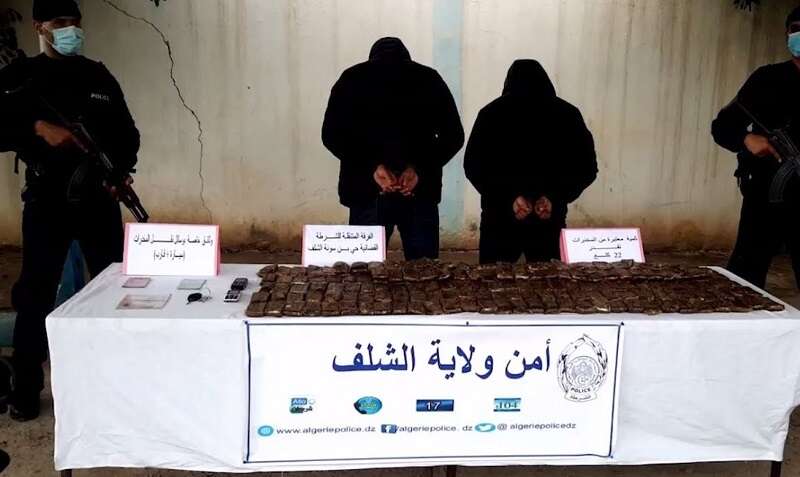 الشلف: حجز 24.5 كلغ كيف معالج وتوقيف 4 أشخاص