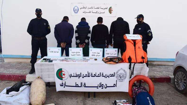 الطارف: تفكيك شبكة للهجرة السرية عبر البحر   