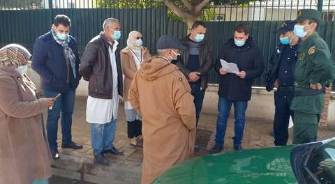 قافلة تحسيسية ضد كورونا بزرالدة