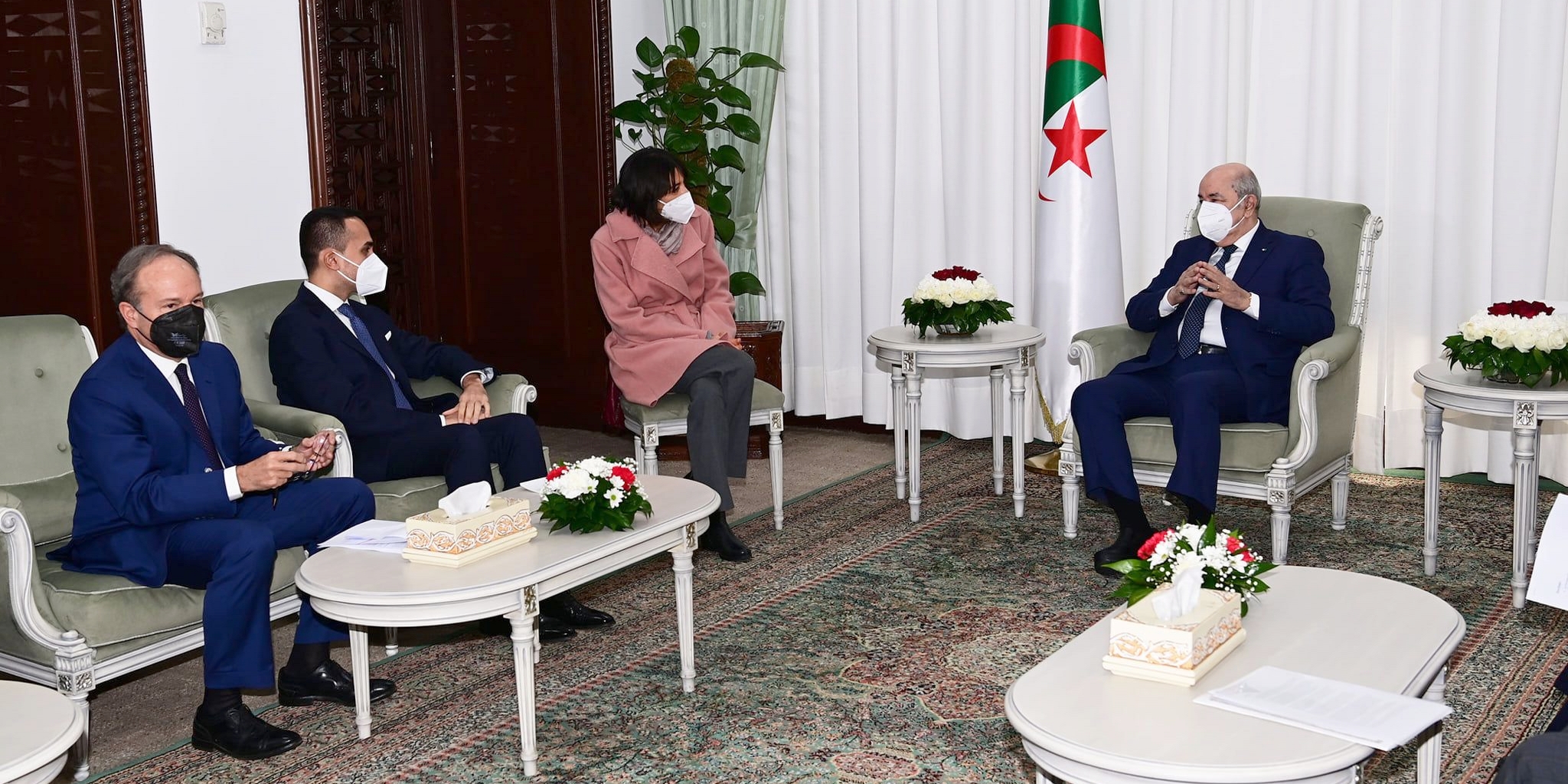 الرئيس تبون يستقبل وزير خارجية إيطاليا