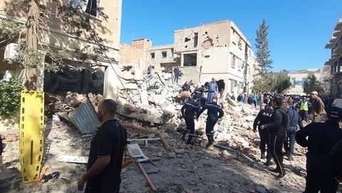 انفجار برج بوعريريج.. معاينة 120 بناية بمحيط الحادث