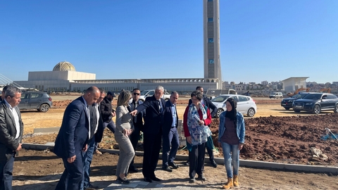 فضاءات متناغمة مع الطابع العمراني لجامع الجزائر 