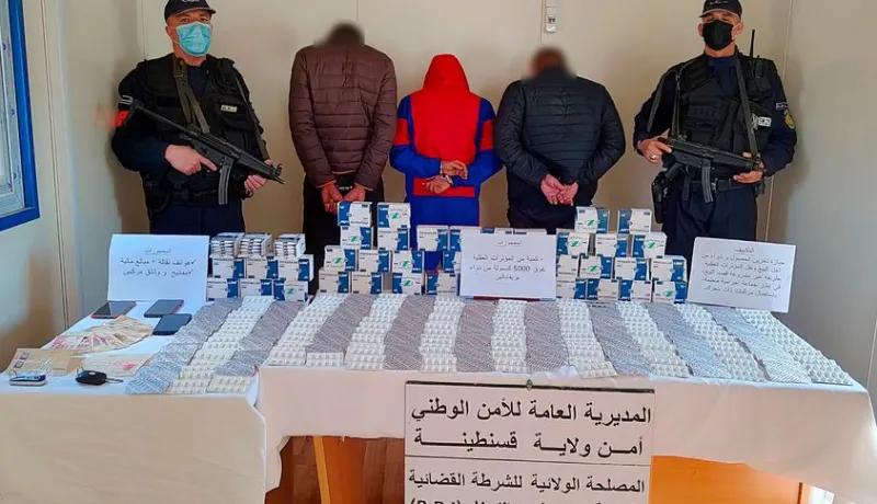 قسنطينة: الإطاحة بشبكة إجرامية وحجز 5 ألاف كبسولة مهلوسة