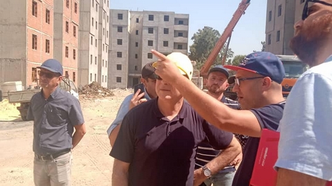 زيارة فجائية لديوان الترقية لورشات الإنجاز بالكاليتوس
