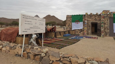 في خطوة لتثمين المقومات التراثية والثقافية بحظيرة الأهقار.. تهيئة جديدة لموقع “تاقمارت تان أفلا”