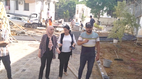 الوالي المنتدب لسيدي امحمد تقف على مشاريع الجزائر الوسطى