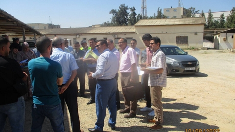 معاينة مشروع إنجاز مصنع الحليب بالرويبة