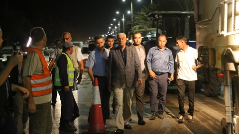 والي العاصمة يتفقد أشغال إعادة تزفيت الطرقات  