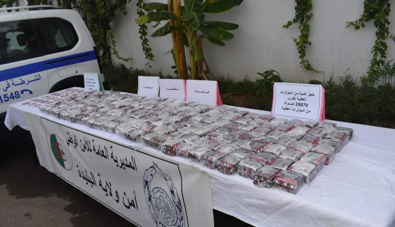 البليدة: حجز 30 ألف كبسولة مؤثرات عقلية وتوقيف 3 أشخاص