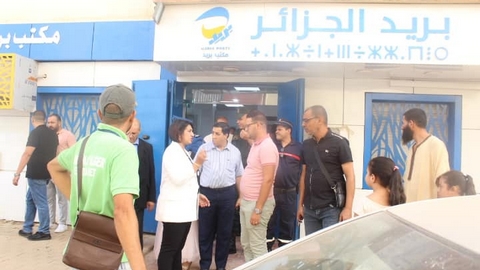 تدشين مكاتب بريد بمقاطعة بئر توتة 