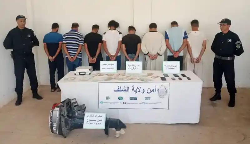 الشلف: توقيف 8 أشخاص ضمن شبكة لتنظيم رحلات الحراقة عبر البحر