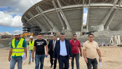 تقدم معتبر في أشغال إنجاز ملعب الدويرة