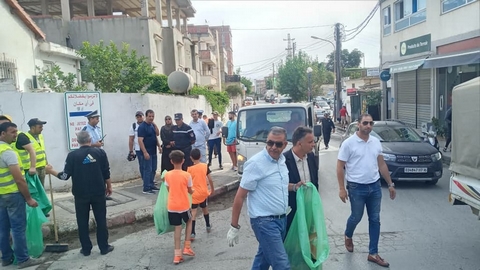انطلاق الحملة التطوعية للتنظيف بالدرارية