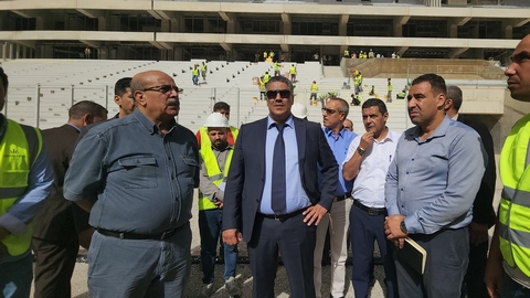 بلعريبي: تسليم ملعب تيزي وزو الجديد في الآجال المحددة