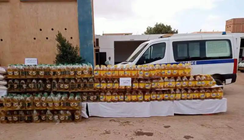 عين الصفراء: توقيف تاجر مضارب وحجز 423 قارورة زيت 5 لتر و 91 كيس سميد