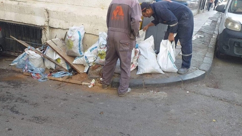التخلص من النقاط السوداء  بشارع ابن النفيس بسيدي امحمد 