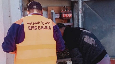 استمرار العمل التخريبي بشبكات الإنارة في براقي