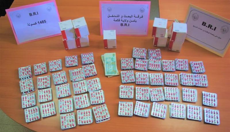 قالمة: حجز 2700 قرص مؤثرات عقلية وتوقيف شخصين