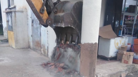 عمليات هدم للبنايات الفوضوية بالرويبة