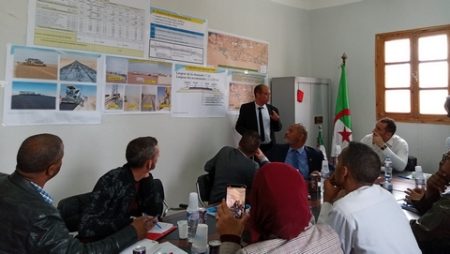 وفد عن لجنة الإسكان في زيارة معاينة لبرج باجي مختار