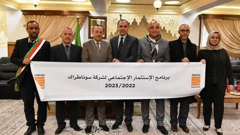 سوناطراك تمول عدة مشاريع في النعامة.. البيض وتڤرت