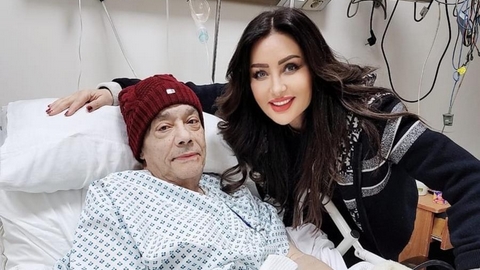 لطيفة تكشف تطورات الحالة الصحية لحلمي بكر