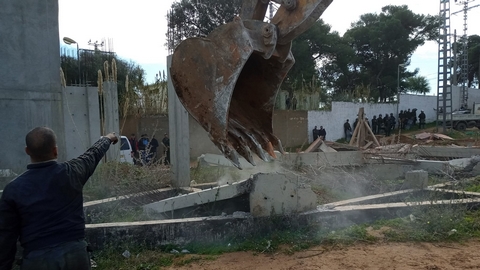 القضاء على البنايات الفوضوية بالرويبة