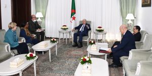 رئيس الجمهورية يستقبل نائبة كاتب الدولة الأمريكي المكلفة بمراقبة الأسلحة وشؤون الأمن الدولي