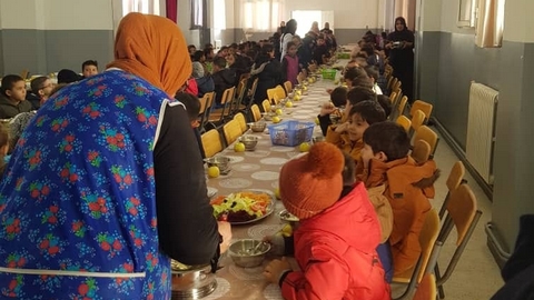 افتتاح مطعم مدرسي بابتدائية الادريسي ببوزريعة 