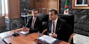 لقاء تنسيقي بين عرقاب ورخروخ حول مشاريع النقل بمشروعي منجم غارا جبيلات والفوسفات المدمج