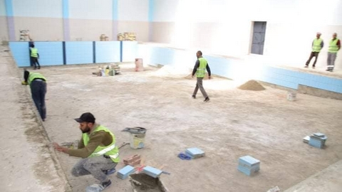 إعادة بعث أشغال إنجاز مسبحين بسدراتة