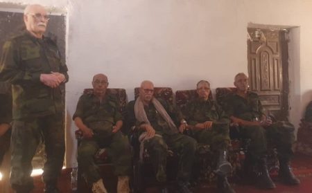 الأركان العامة للجيش الصحراوي في زيارة لمركز الشهيد الشريف لضحايا الحرب