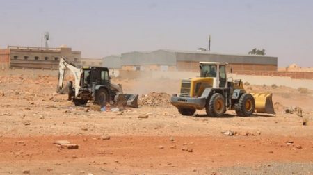  إطلاق أشغال إنجاز أكاديمية كرة القدم لنادي شبيبة الساورة