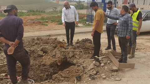 الوقوف على أشغال إنجاز شبكة الصرف الصحي بالعاشور