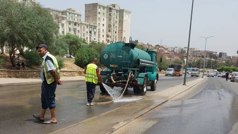 القضاء على النقاط السوداء ببلديات بئر مراد رايس