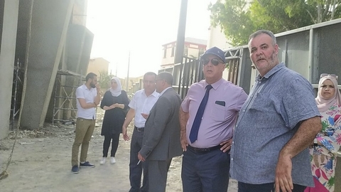 الوالي المنتدب لباب الوادي يأمر بتسريع الأشغال بمتوسطة لالة خديجة ببولوغين 