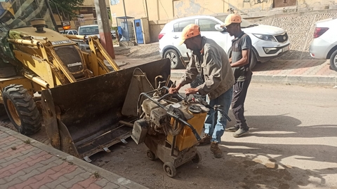 غلق الطريق بحي المنظر الجميل بالقبة لإتمام أشغال الصرف الصحي