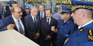 وفد ليبي يزور مديرية شرطة الحدود ومطار هواري بومدين