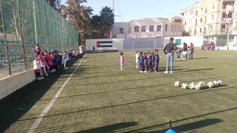 انجاز مساحة للعب الأطفال بحي الرايس بسيدي موسى 
