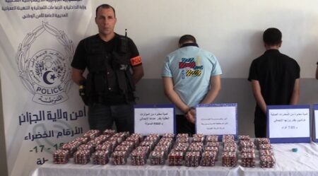 أمن ولاية الجزائر يحجز قرابة 6000 كبسولة مؤثرات عقلية