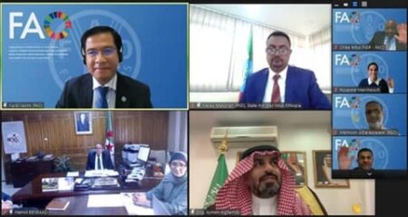 الجزائر تستعرض تجربتها في مجال مكافحة الجراد الصحراوي