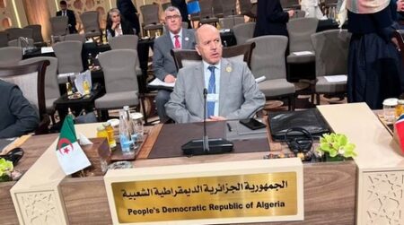سايحي يشارك في مؤتمر رفيع المستوى بالأردن حول الاستجابة الإنسانية الطارئة في غزة