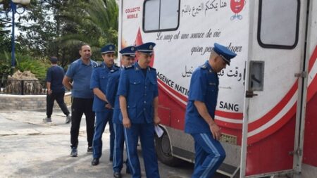 المديرية العامة للأمن الوطني تطلق حملة وطنية للتبرع بالدم بين منتسبيها