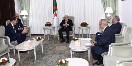 رئيس الجمهورية يستقبل المدير العام الأممي للتنمية الصناعية
