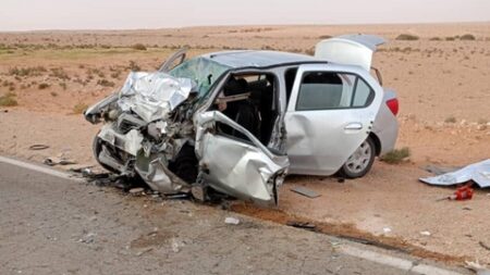 الجلفة: هلاك 3 أشخاص وإصابة 7 آخرين بجروح في حادث مرور