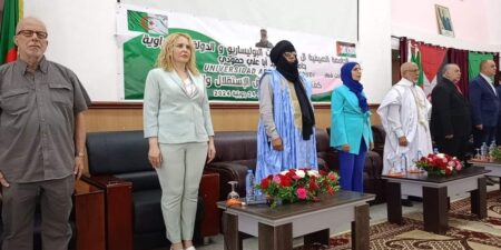 إشادة بجهود الجزائر لتمكين القضيتين الصحراوية والفلسطينية من استعادة مكانتهما