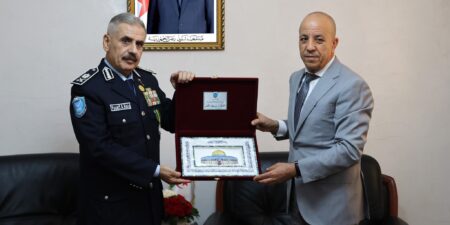 المدير العام للشرطة الفلسطينية في ضيافة الأمن الوطني